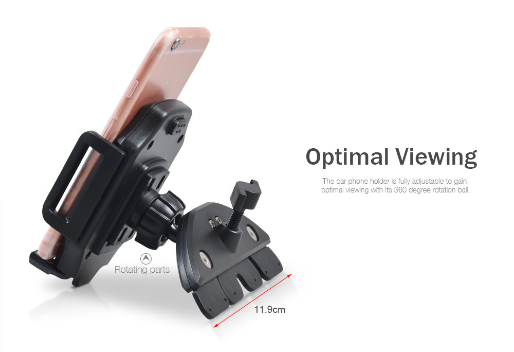 Car mobile phone holder CD port car bracket car mobile phone holder car air outlet navigation mobile phone holder