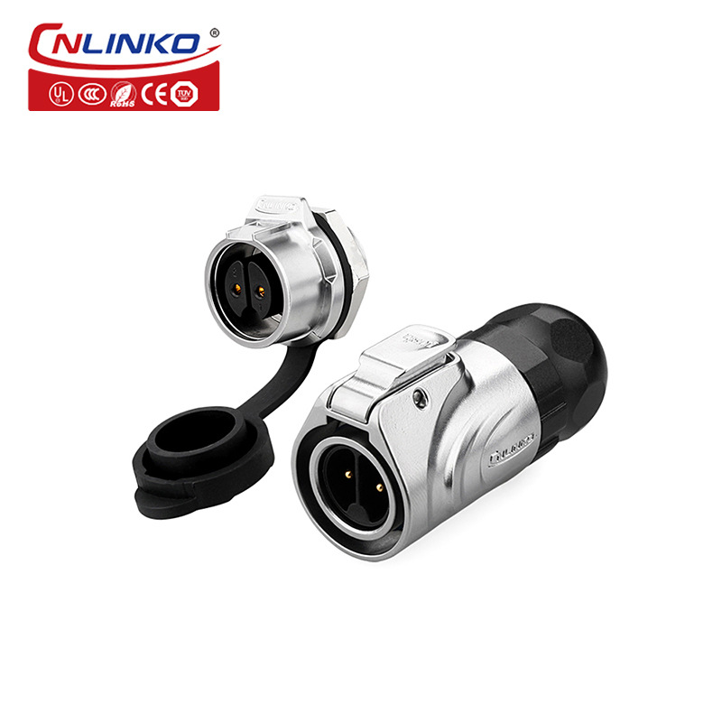 Install M16 single-threaded panel with full-metal aviation plug receptacle connector for 2, 3, 4, 5, 7, 8, 9 core