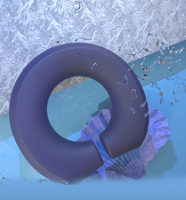 Remote Control Magnetic Lock Vibrating Ring, Silicone Cock Ring with Long-Lasting Vibration — detail image 14