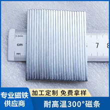 厂家供应耐300°磁条钐钴磁铁长方形耐高温强力磁石正方形吸铁石