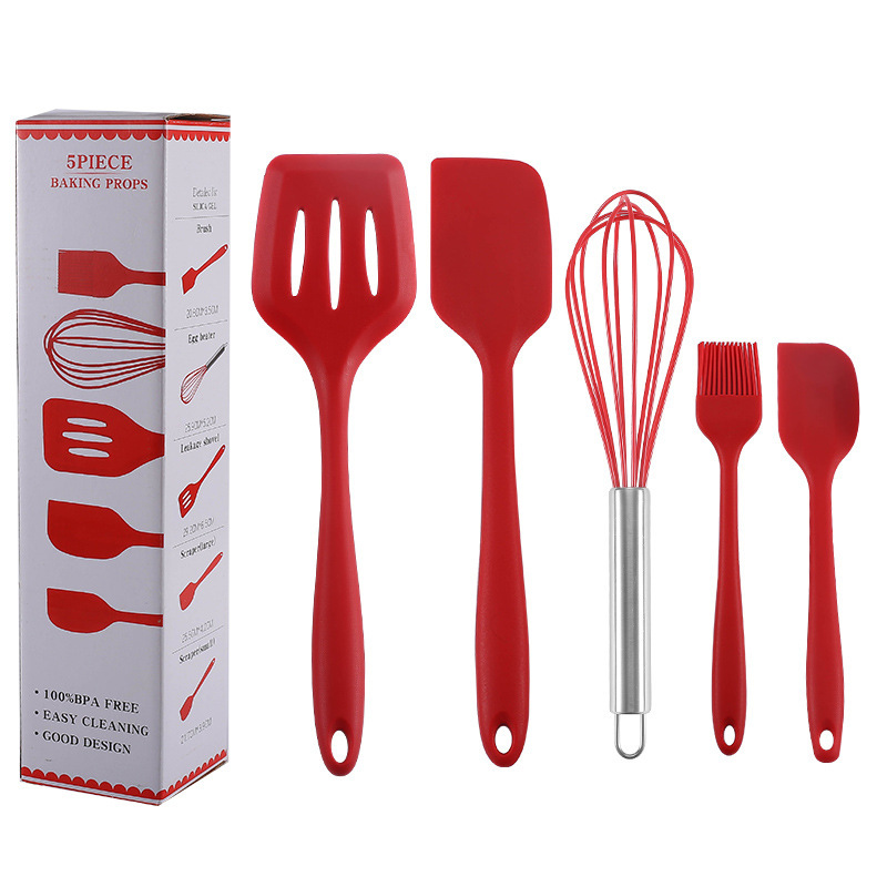 シリコンキッチン用品5点セットシリコンキッチン用品シリコンキッチン用品セット|undefined