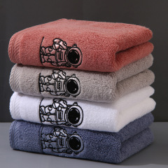 Wholesale 100% Cotton Towels, Household 135g Thick High-Quality Astronaut Absorbent B-Class Cotton Towels