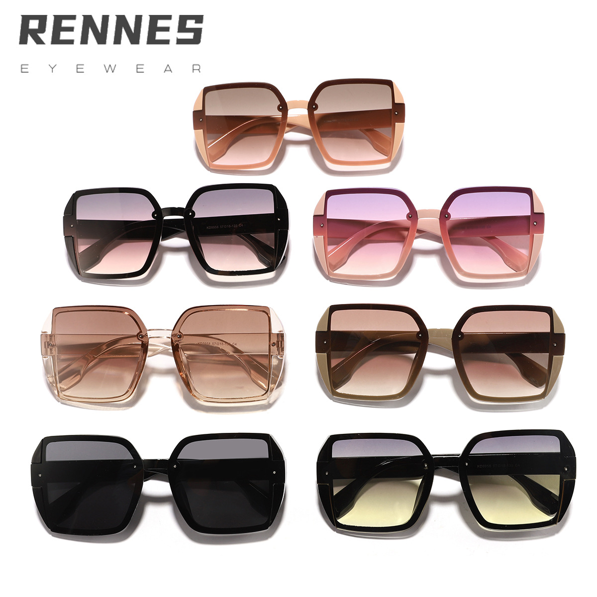 Nuevo estilo coreano elegante marco cara-mirando pequeñas gafas de sol pc personalidad europea y americana femenina ins estilo desgaste esencial gafas de sol de protección solar
