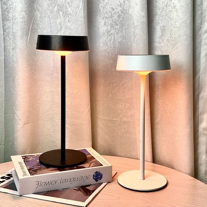 Cross-Border Wholesale Modern Simple Style Solar Night Light USB Creative Spray Painting Led Waterproof Bedroom Bedside Table Lamp