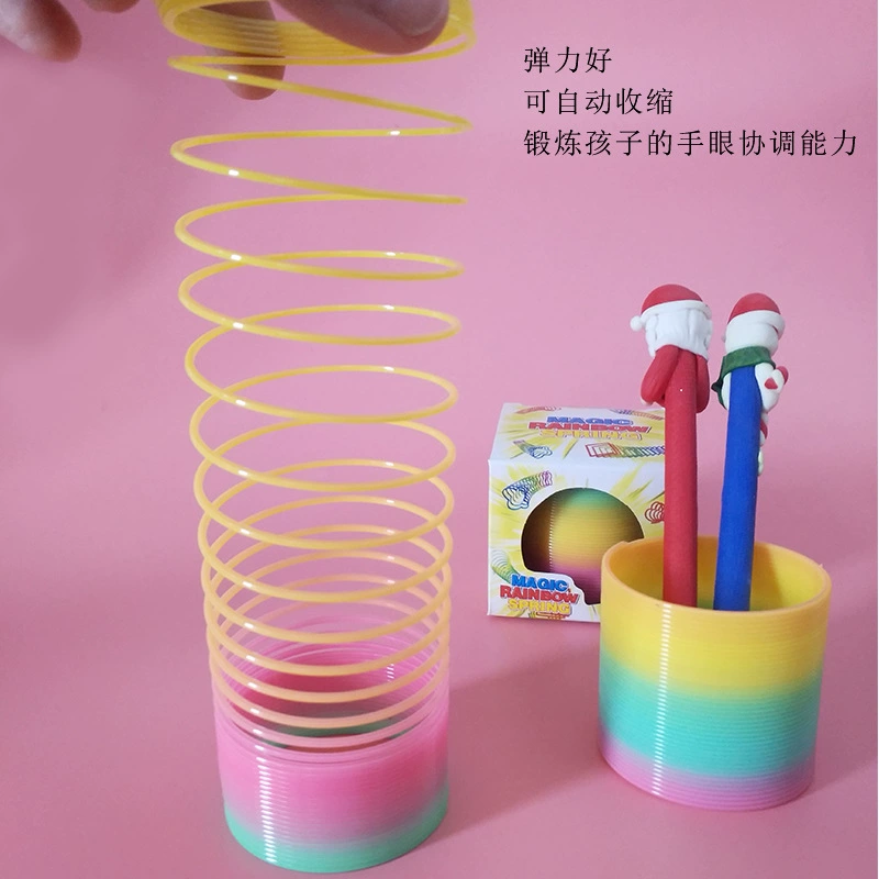 Слинки, радужная игрушка, дженга