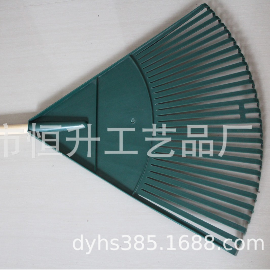 27齿塑料草耙 园艺清洁耙 树叶草耙 落叶清扫塑料草耙 新保环材料