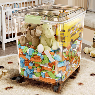 Children's Toy Storage Box Storage Basket Flip-Top Large-Capacity Organizing Doll Storage Bucket Storage Box Cabinet