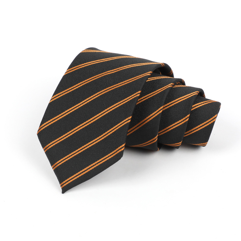 Corbata de hombre jacquard bordado 8CM poliéster seda corbata tejida hombre sentido superior l corbata logo diseño y producción