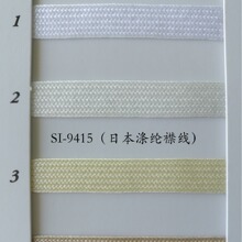 日本SIC牌子涤纶襟线 日制水手服衣襟袖子装饰平线批发 一卷起售