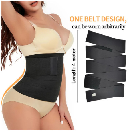 2021 Cross-border Popular Wister Trainer Elastic Wrapping Belt Ladies Restraint Belt Belly Belt