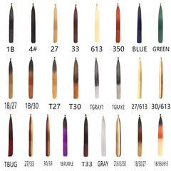 化学繊維のまっすぐな糸の髪はstraight bulk hairの高温の糸をまっすぐに出して、許昌のメーカーをまっすぐに送ります。