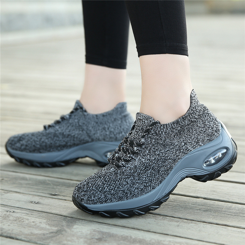 2024 cross-border fashion lightweight light sneaker new plus size high elastic woven breathable shoes socks shoes women's shoes 2024 cross-border fashion lightweight light sneaker new plus size high elastic woven breathable shoes socks shoes women's shoes