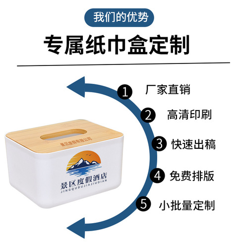 Tissue Box Office Inspiration Bamboo Wood Lid Tissue Box Household Hotel Tissue Box Living Room Coffee Table Creative Napkin Box