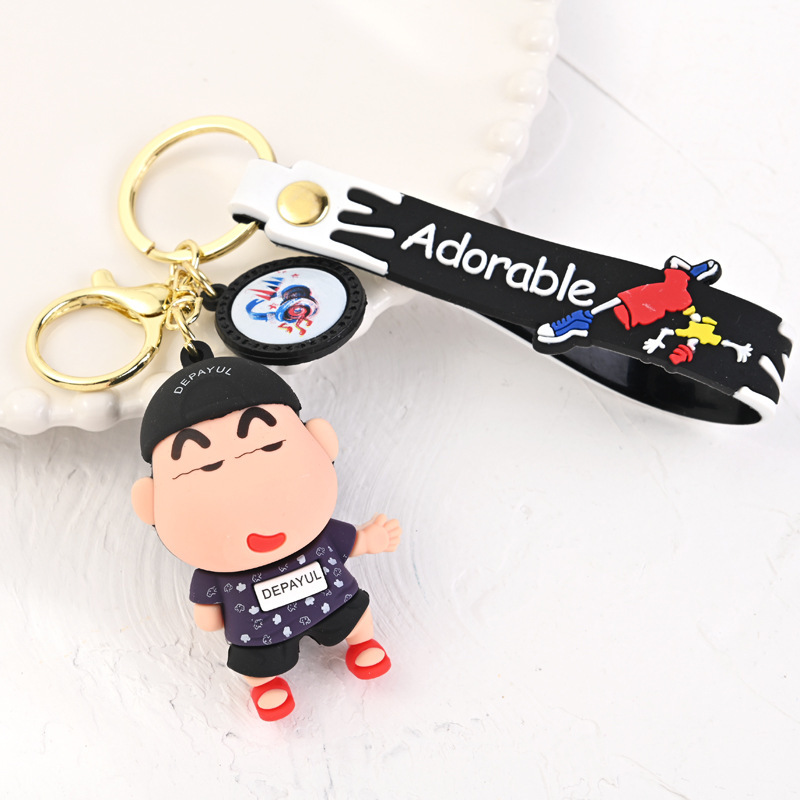 クロスボーダーかわいいクレヨンしんちゃんキーホルダー漫画人形クレヨンしんちゃんペンダントペンダント車の小さなギフト卸売|undefined