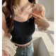 Women's Camisole with Chest Pad Integrated Inner Wearing Outer Wearing Design Sense Niche Cross Beautiful Back Base Top for Summer