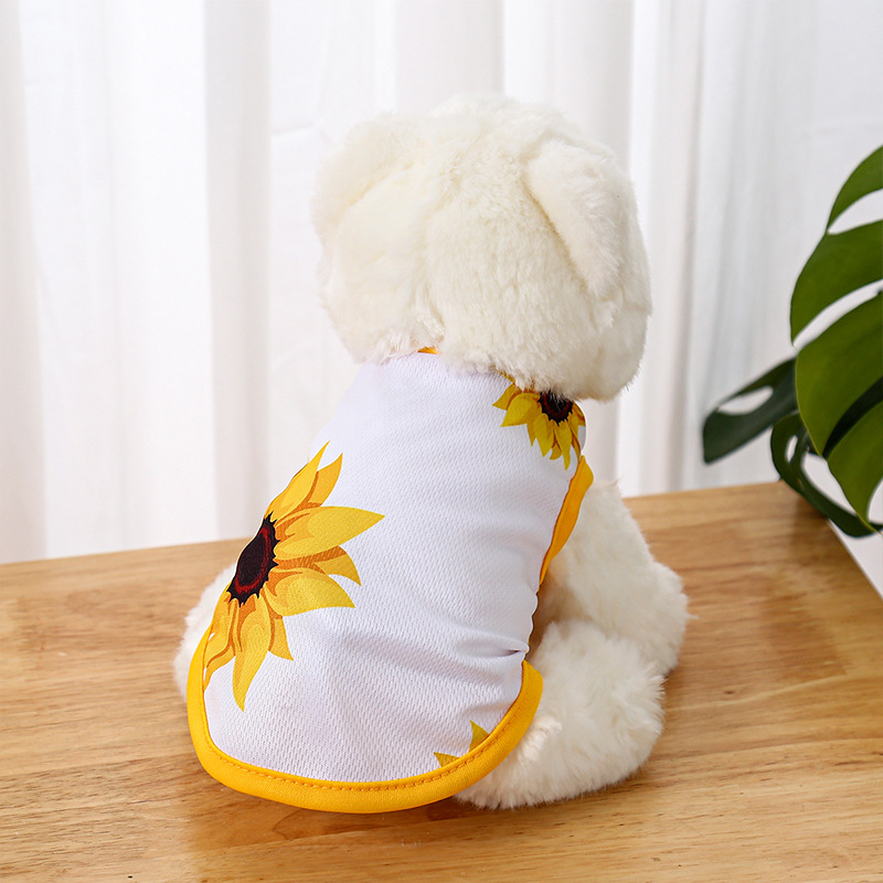 Lente En Zomer Dunne Puppy Kleding Huisdier Vest Tas Vest Ademende Kattenkleding Huisdier display picture 2