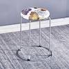 Household round stool Plastic table stool simple, fashionable high round stool square stool thickened steel band clothing leather noodle stool