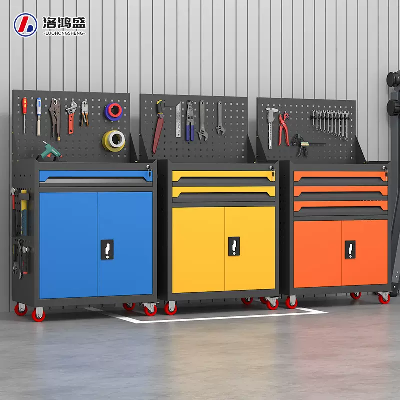 汽修工具车工厂维修手推车重型可移动工具柜车间五金带抽屉工具箱