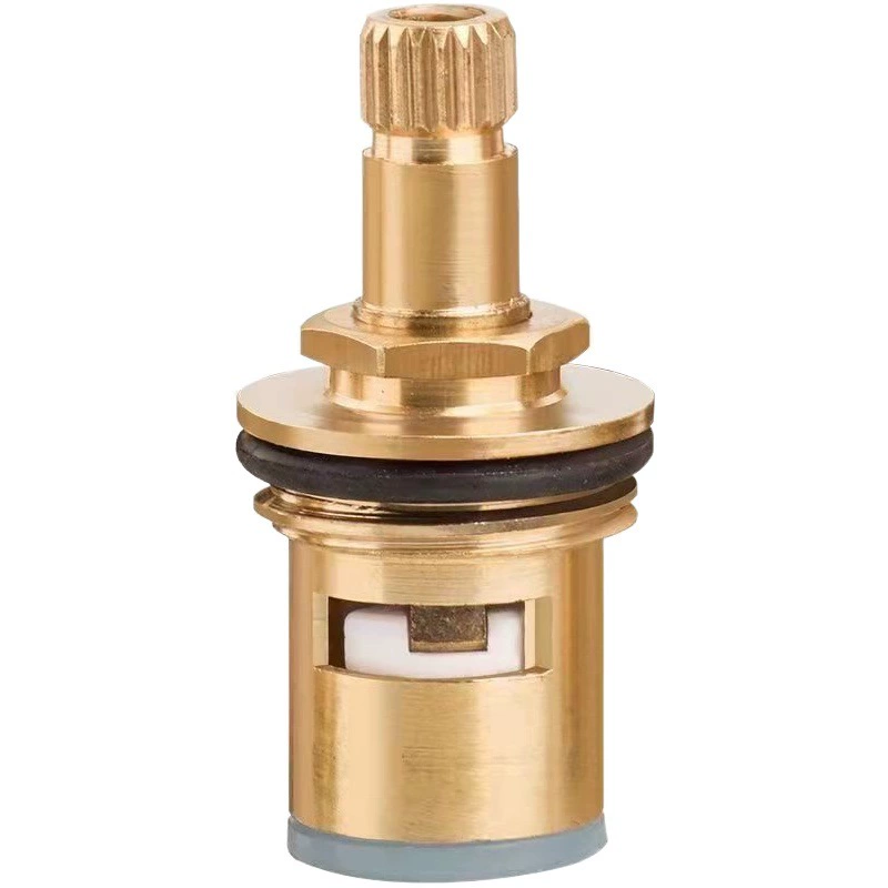 Латунный сердечник клапана кран керамический сердечник клапана Универсальный полностью медный угловой клапан из нержавеющей стали кран для стиральной машины быстрооткрывающиеся медные фитинги