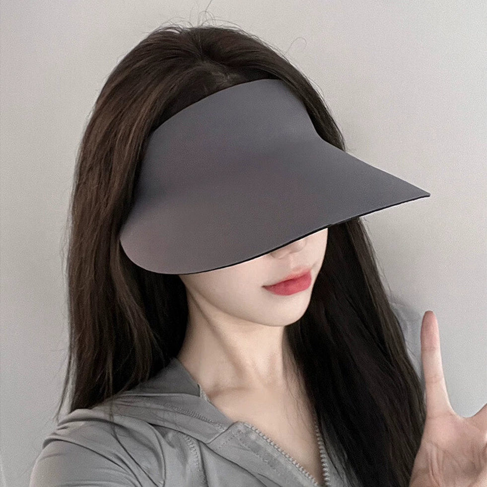 Бесшовные солнцезащитные шляпы для детей новый анти-ультрафиолетовый пустой солнцезащитный козырек на открытом воздухе