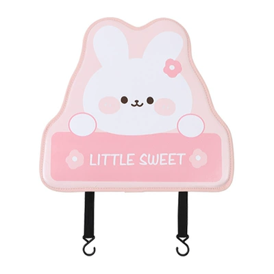 Blue Rain car seat back protector, Chair back anti-kick pad - 3d-anti-kick-mat-tulip-rabbit