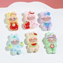 拉布布水果系列Labubu盲盒diy卡通潮玩小公仔趣味儿童拆拆乐礼物
