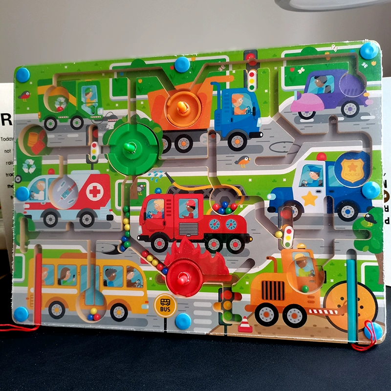 Детская магнитная железная ручка лабиринт игрушка бисерная головоломка