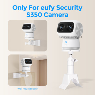 The Eufys350 Camera Corner Bracket Is Installed Stably and Multi-Angle Adjustment Helps to Upgrade Security