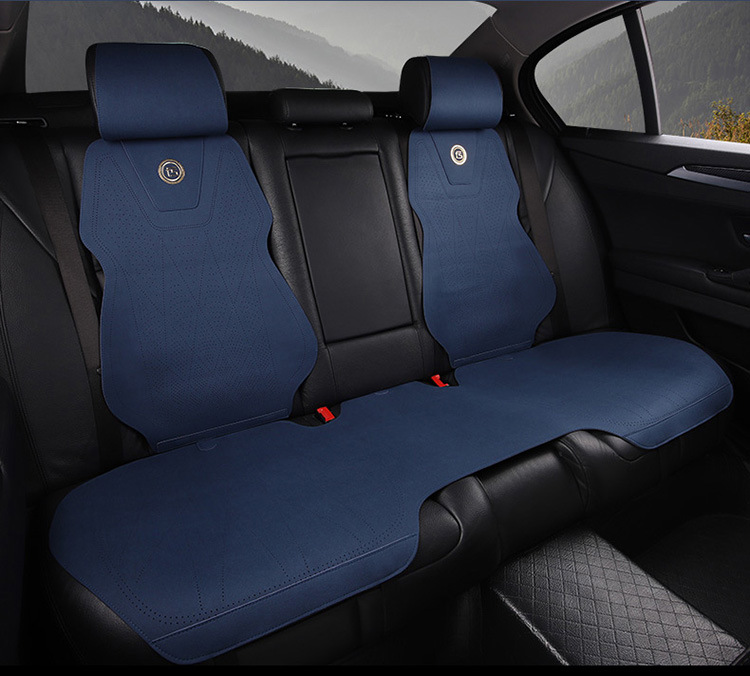 Car Seat Cover, All-Inclusive, Universal Anti-Dirty Cover for All Seasons, Front Seat Cushion, Backrest, Leather, Light Luxury and High-End Feel