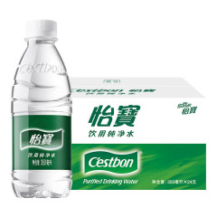 怡宝350/400ml 24本の純水非ミネラルウォーター小瓶セット会議水家庭用全箱セット卸売り
