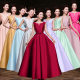 European and American Foreign Trade Summer Sleeveless Long Choir Performance Dress Adult Evening Dress Elegant Slimming Fashion dress