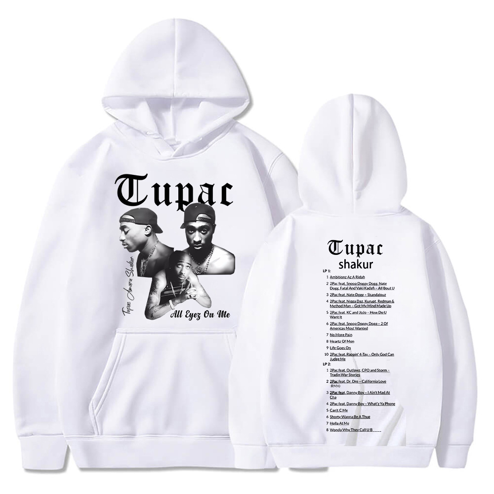 Tupac 2pac Sweatshirts Rapper Shakur Hoodies Hip Hop Rock Ov