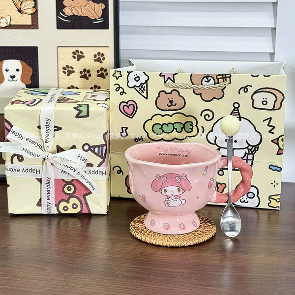 Sanrio, wineglass, spoon, bag, handheld pack, Birthday gift