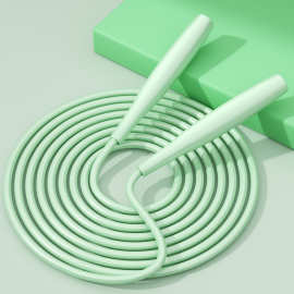 新款儿童跳绳学生中考比赛可调节pvc跳绳抖音快手健身用跳绳批发