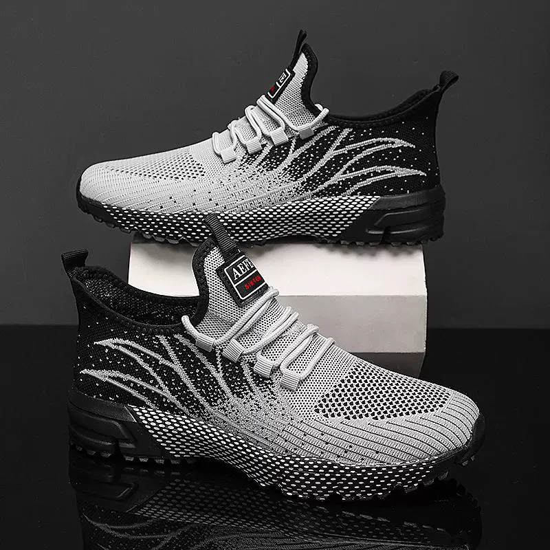 Кроссовки больших размеров 7759 для мужчин, новые спортивные кроссовки 2025 года, дышащие, в корейском стиле, модные повседневные кроссовки на шнурках
