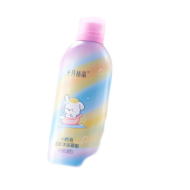 十月结晶儿童沐浴露慕斯奶泡婴儿洗头沐浴露二合一婴幼儿宝宝专用|undefined