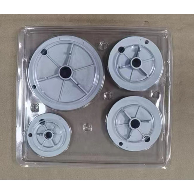 Mayorista acessorios de cocina de gas de estufas gruesas cubierta de hierro + conjunto de divisor de fuego de aluminio 2334 plástico image 3
