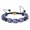 Woven bracelet natural stone handmade, agate crystal, 2021 collection, Amazon, wholesale