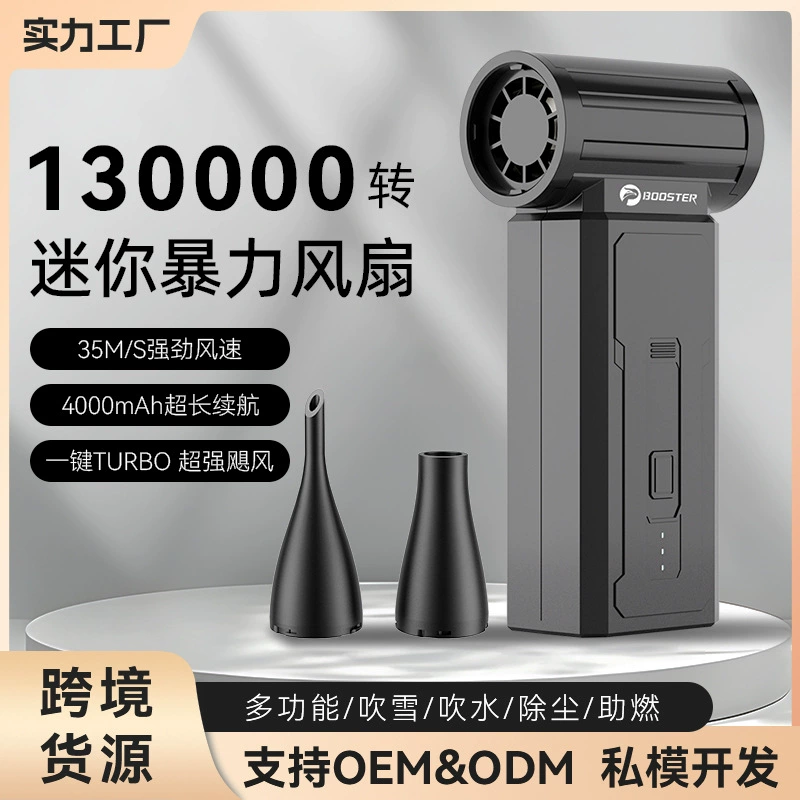 Портативный мини-турбовентилятор для улицы, беспроводной, высокоскоростной, для удаления пыли, мощный вентилятор для кемпинга