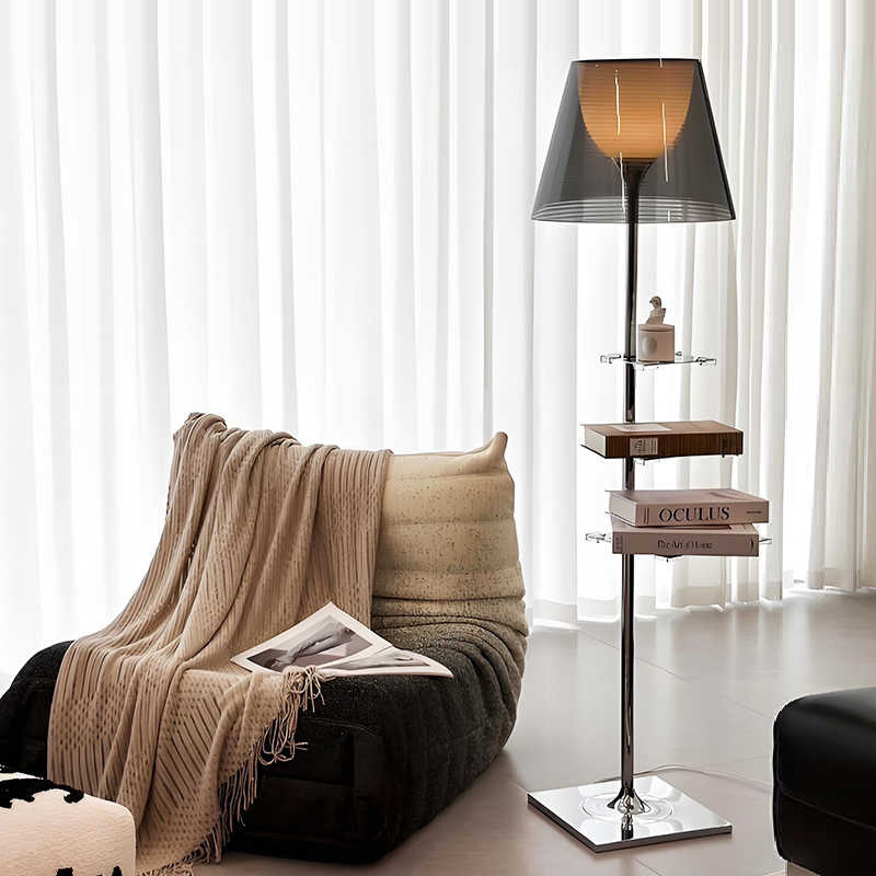 Scandinavian Accessible Luxury Creative High-End Designer Study Living Room Bedroom Sofa Side Ornaments Storage Bookshelf Floor Lamp