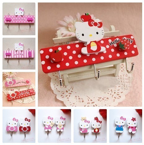 Cute no-punch door back hook adhesive wall hanging kitchen traceless wall key adhesive towel bathroom