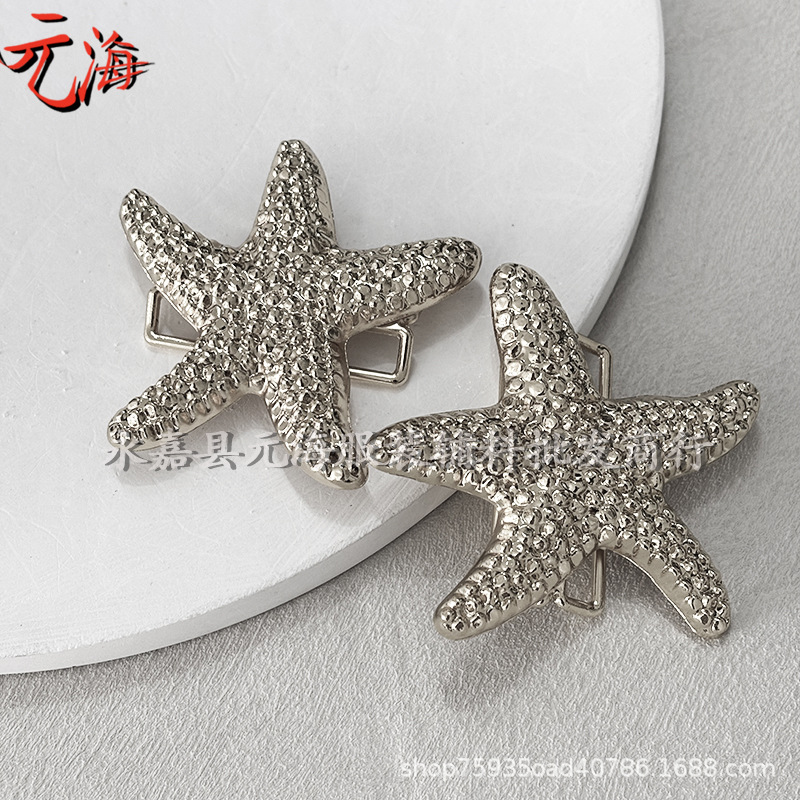 Nuevo botón de aleación de metal de pecho de moda ropa interior de baño botones de decoración de forma irregular accesorios de aleación