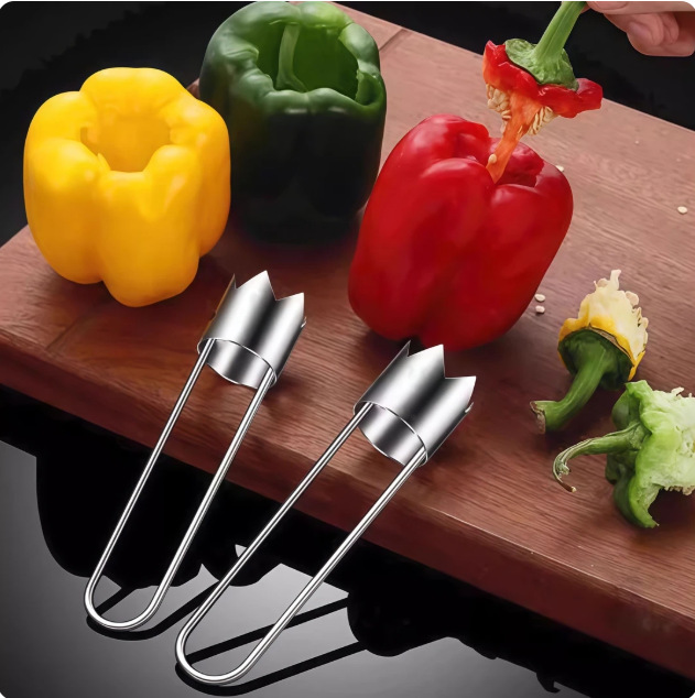 Acero inoxidable extractor de núcleo frutas artefacto de desnucleo manzana Sydney semilla artefacto de desnucleo de cocina herramienta de desnucleo de frutas y verduras