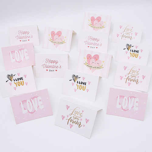Creative greeting card girl style Amazon Korea creative gift for girlfriend boyfriend Qixi Valentine's Day Teacher's Day