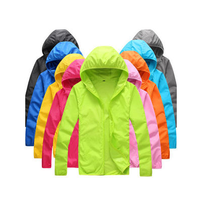 Spring and summer Quick drying Rainproof coat men and women ultrathin ventilation skin Sunscreen outdoors Long sleeve Windbreak Go fishing coat