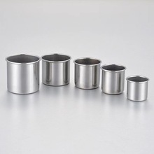 不锈钢小口杯品水杯小酒杯无柄无盖机械3~5cm多用途迷你套杯