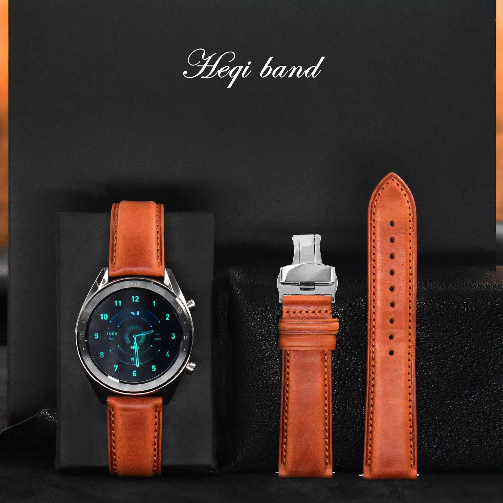 Кожаный элитный ремешок для часов, коровья кожа, Genuine leather