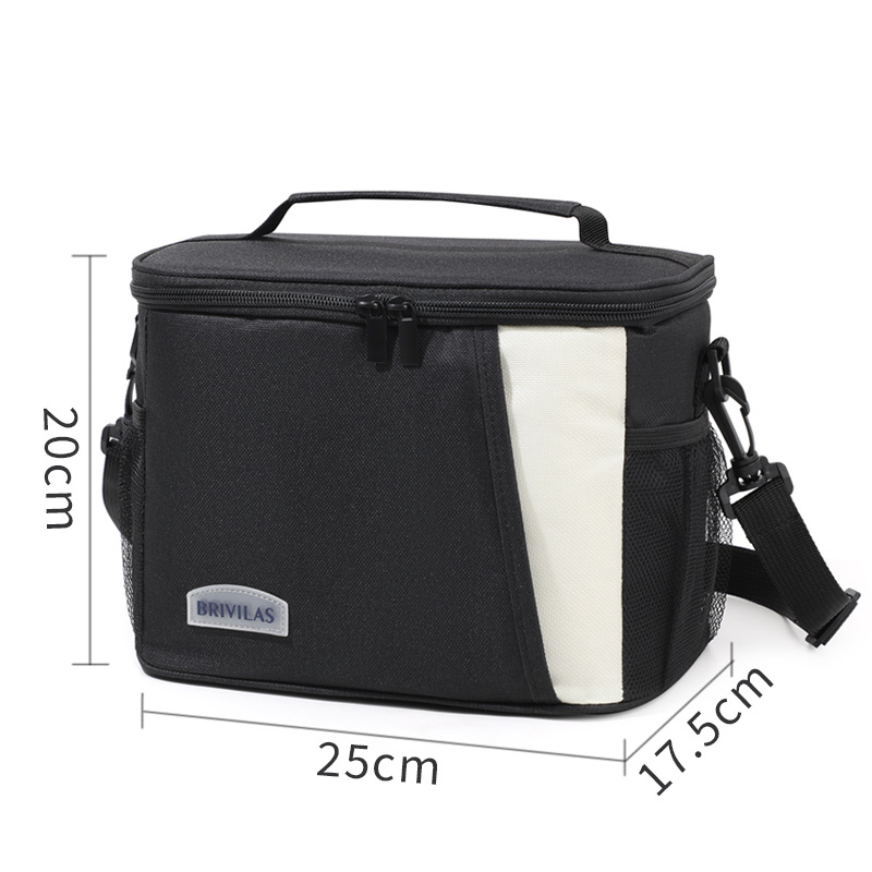 Bolsa de almuerzo de mensajero de gran capacidad, bolsa de picnic de color a juego de dopamina, bolsa de hielo transfronteriza de comercio exterior, bolsa de almuerzo, bolsa de aislamiento