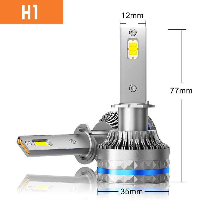 HAIZG nuevo coche LED faro C10 alta potencia 120W modificado lejos y cerca de la luz H7 H4 H11 coche faro
