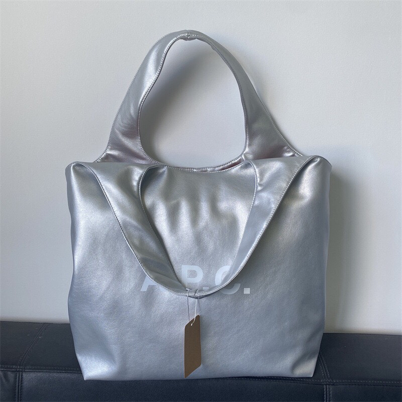 Best-Selling APC Unisex PU Leather Casual Shoulder Bag, Handbag, Canvas Shopping Bag - Thumbnail 3